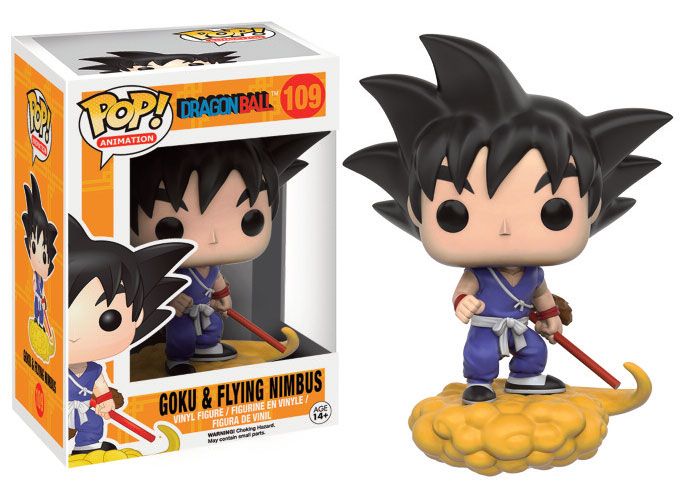 PRE ORDINE - Dragon Ball Z POP! Animation Vinyl Figure Goku and Flying Nimbus 9 cm