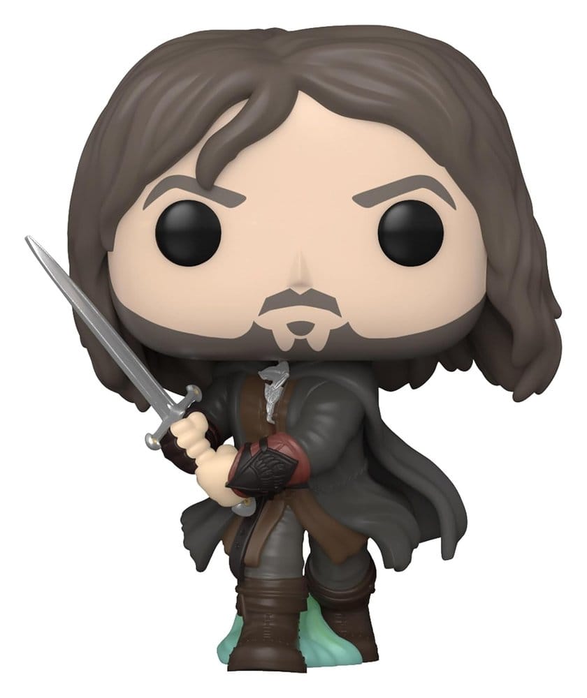 PRE ORDINE - Lord of the Rings POP! Movies Vinyl Figures Aragorn(Army of the Dead) 9 cm