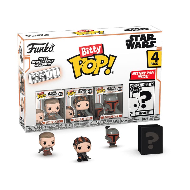 PRE ORDINE - Star Wars: Mandalorian Bitty POP! Vinyl Figure 4-Pack Marshal 2,5 cm