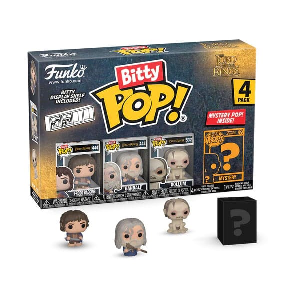 PRE ORDINE - The Lord of the Rings Bitty POP! Vinyl Figure 4-Pack Frodo 2,5 cm