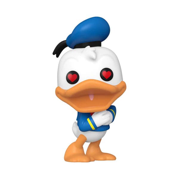 PRE ORDINE - Disney DD 90th Anniversary POP! Disney Vinyl Figure Donald Duck(heart eyes) 9 cm