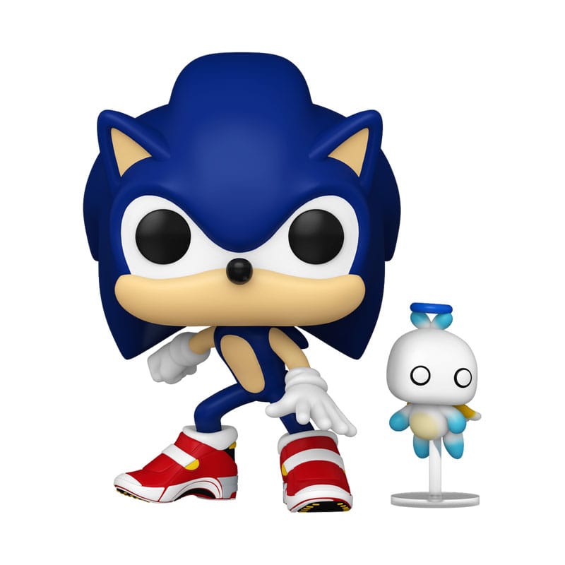 PRE ORDINE - Sonic The Hedgehog POP & Buddy! Vinyl Figure Sonic w/ HChao 9 cm