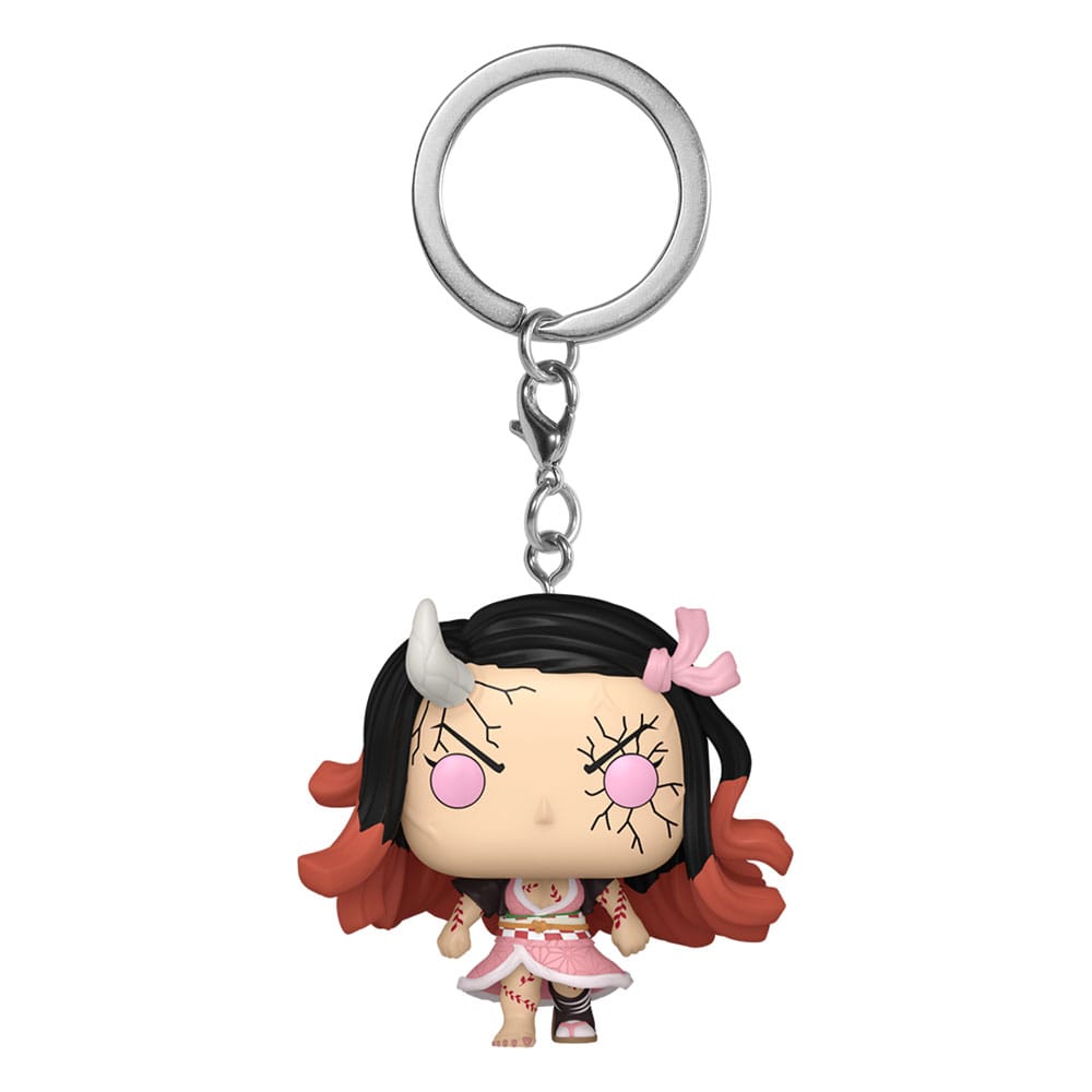 PRE ORDINE - Demon Slayer: Kimetsu no Yaiba POP! Vinyl Keychains 4 cm Nezuko(Demon Form) Display (12)