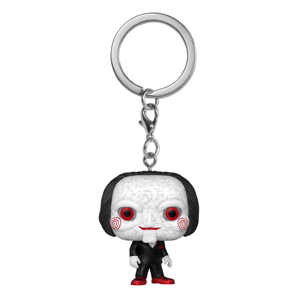 PRE ORDINE - Saw Pocket POP! Vinyl Keychains 4 cm Billy the Puppet Display (12)