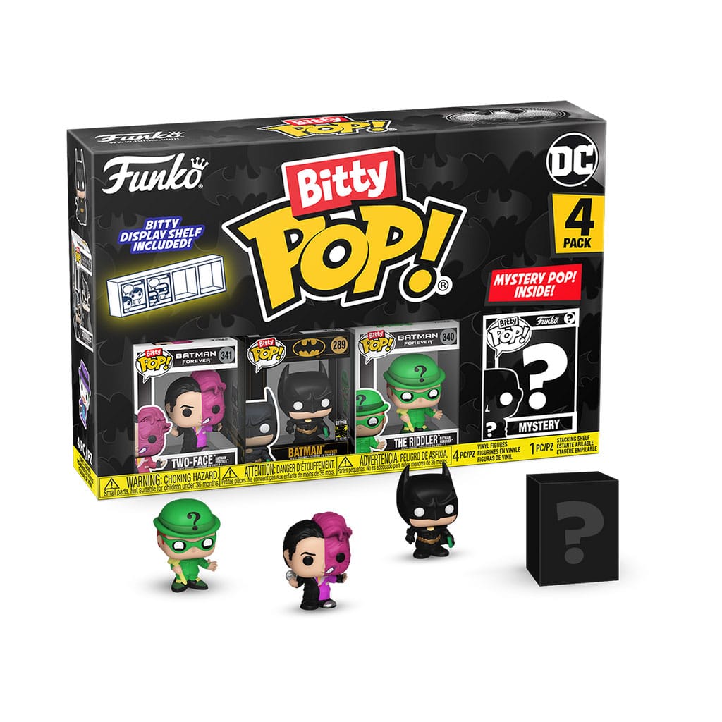 PRE ORDINE - Batman 85th Anniversary Bitty POP! Vinyl Figure 4-Pack Two Face 2,5 cm