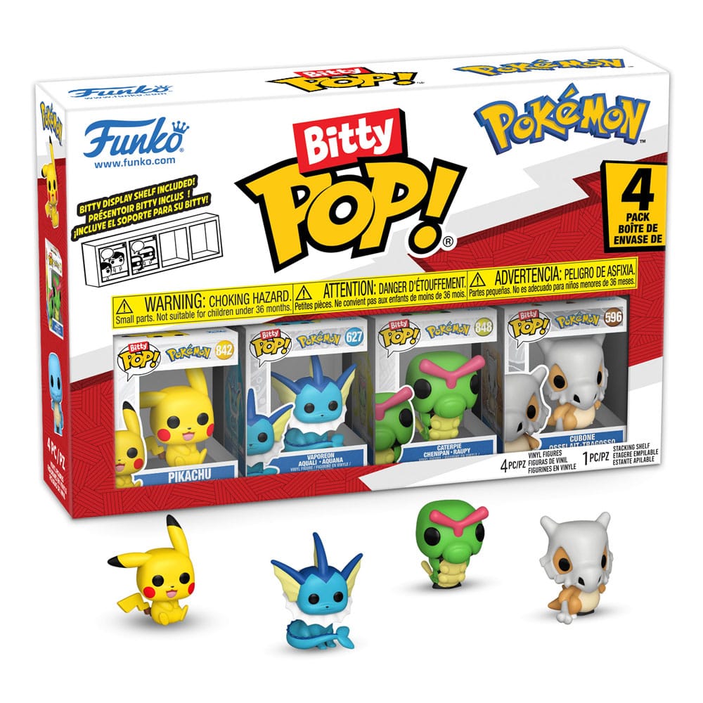 PRE ORDINE - Pokémon Bitty POP! Vinyl Figure 4-Pack Series 1 2 cm