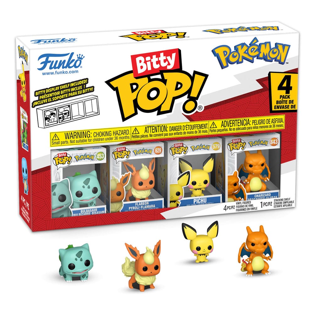 PRE ORDINE - Pokémon Bitty POP! Vinyl Figure 4-Pack Series 3 2 cm
