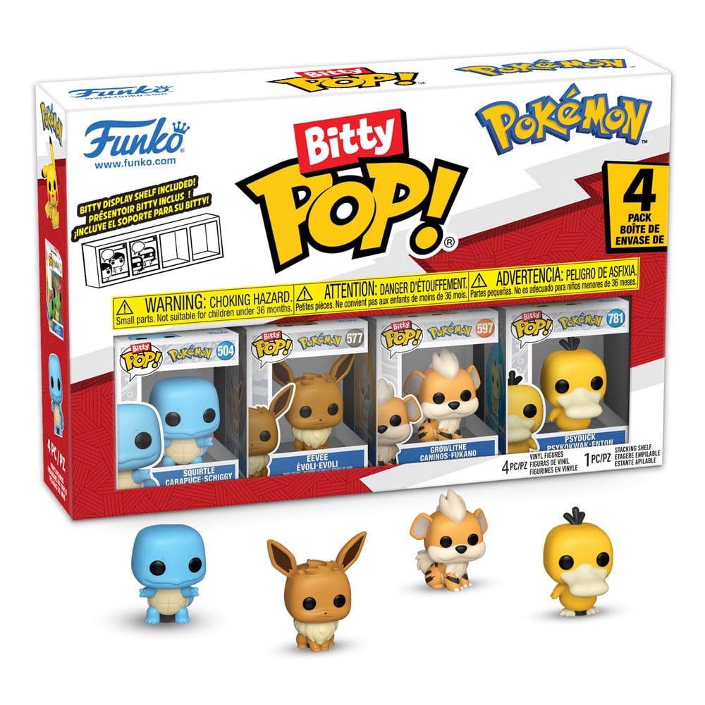 PRE ORDINE - Pokémon Bitty POP! Vinyl Figure 4-Pack Series 4 2 cm