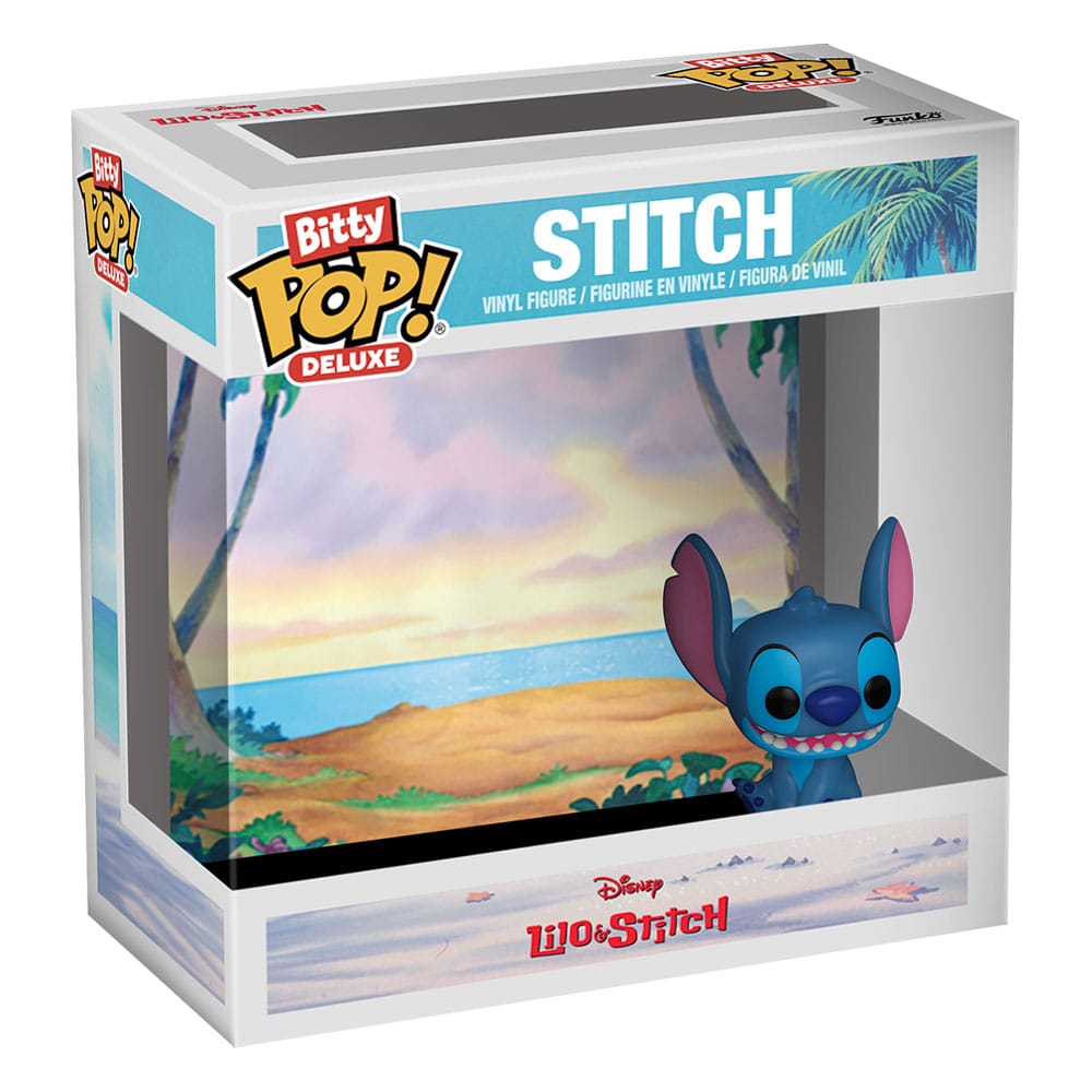 PRE ORDINE - Disney Bitty POP! Deluxe Vinyl Figure Stitch(Beach) Display (12) 2,5 cm