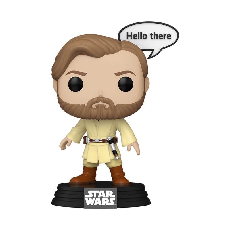 PRE ORDINE - Star Wars: Sayings POP! Plus Movies Vinyl Figure Obi-Wan Kenobi 9 cm