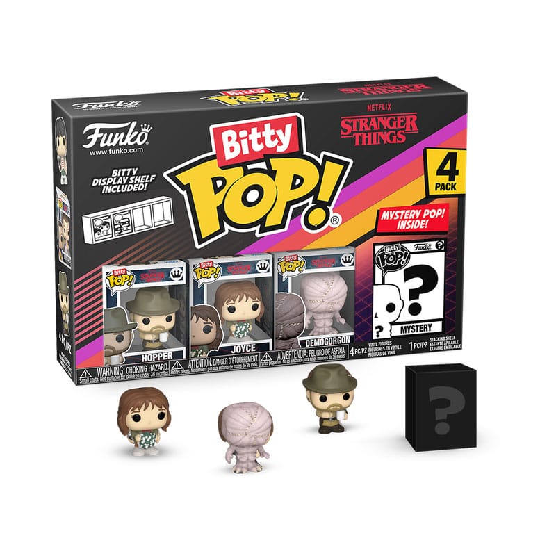 PRE ORDINE - Stranger Things Bitty POP! Vinyl Figure 4-Pack Hopper 2,5 cm
