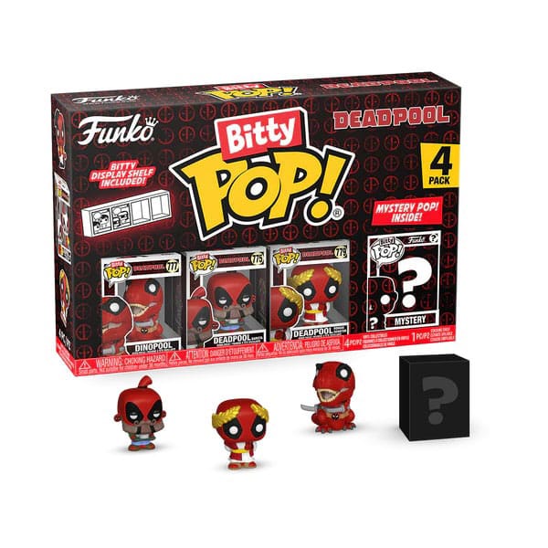 PRE ORDINE - Deadpool Bitty POP! Vinyl Figure 4-Pack Dinopool 2,5 cm