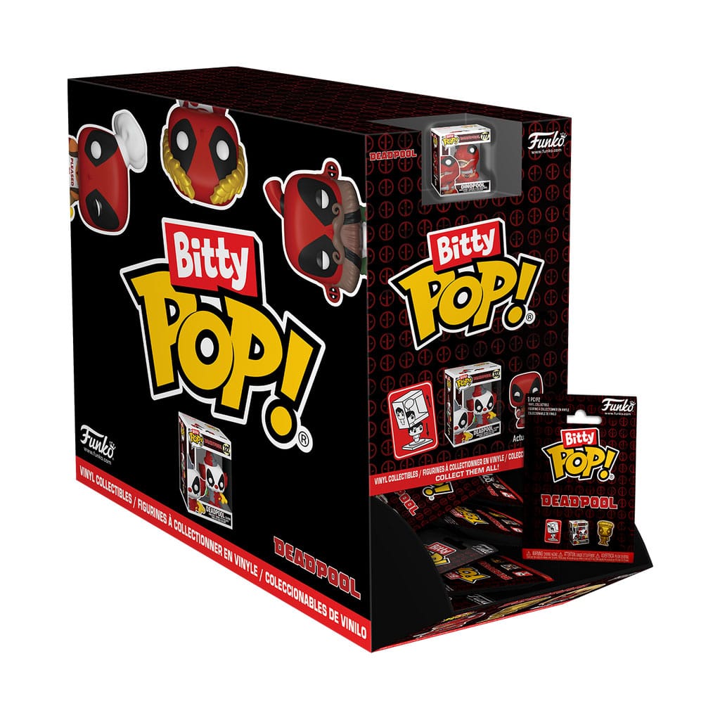 PRE ORDINE - Deadpool Bitty POP! Vinyl Figure Display (32) PDQ 2,5 cm