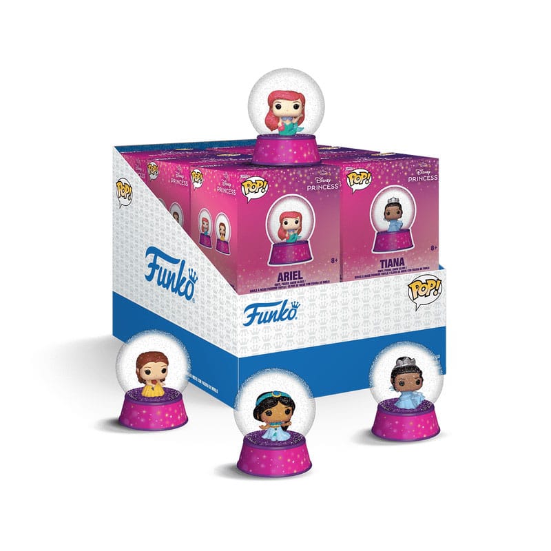 PRE ORDINE - Disney Princess by Loungefly Pins Blind Snow Globes Snowglobes Display (12)