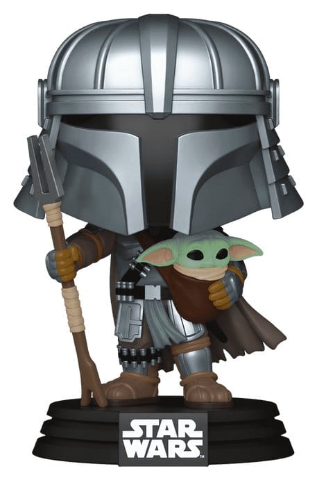 PRE ORDINE - Star Wars POP! Vinyl Bobblehead Figure Mandalorian with Grogu (Impressions) Exclusive 9 cm