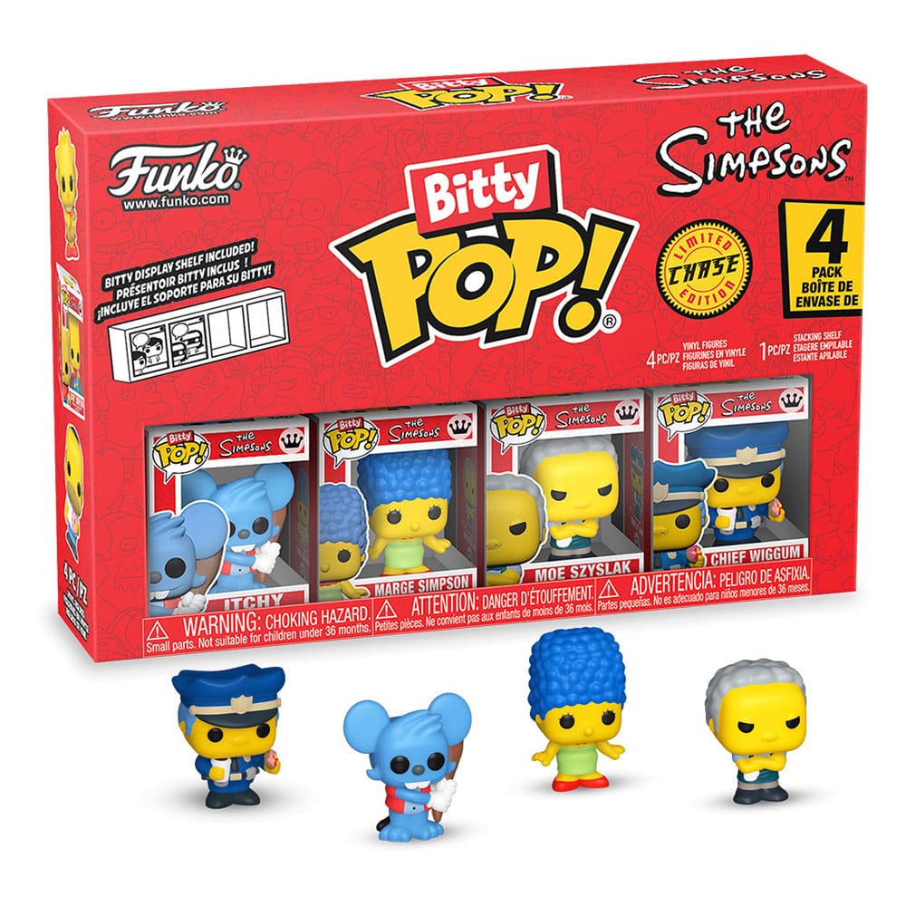 PRE ORDINE - The Simpsons Bitty POP! Vinyl Figure 4-Pack Series 2 2 cm