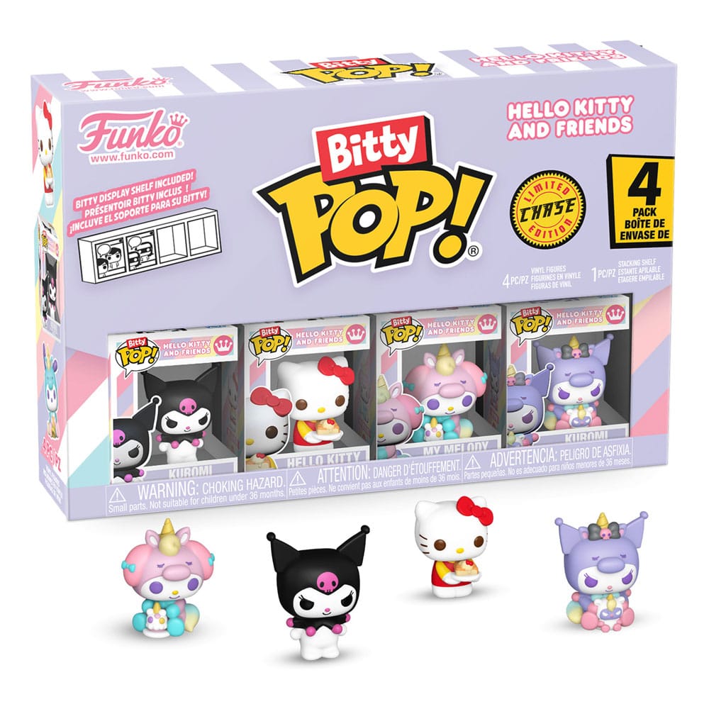 PRE ORDINE - Hello Kitty and Friends Bitty POP! Vinyl Figure 4-Pack Series 3 2 cm