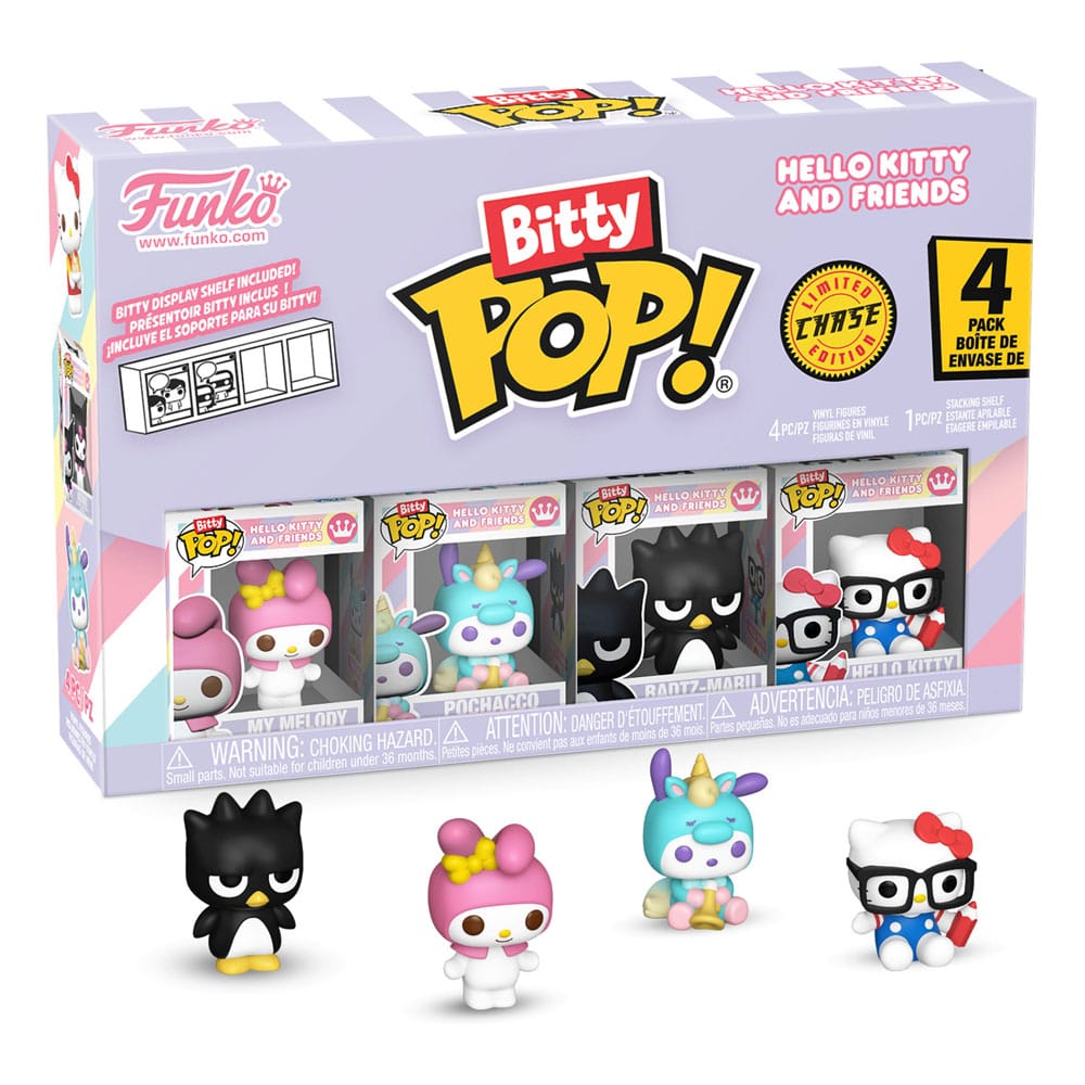 PRE ORDINE - Hello Kitty and Friends Bitty POP! Vinyl Figure 4-Pack Series 4 2 cm