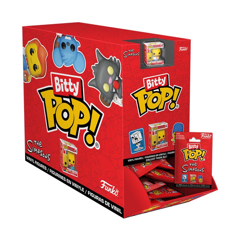 PRE ORDINE - Simpsons Bitty POP! Vinyl Figure Display (32) PDQ 2,5 cm