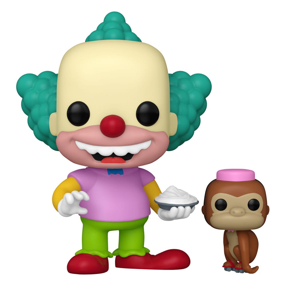 PRE ORDINE - Simpsons POP&Buddy TV Vinyl Figure Krusty&Tenny 9 cm