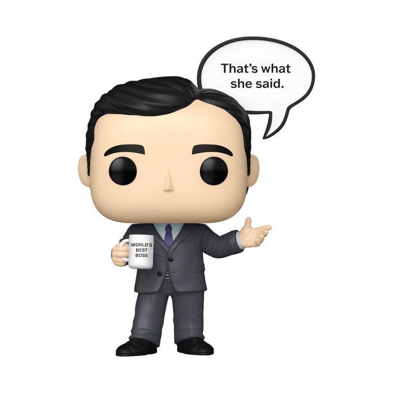PRE ORDINE - The Office POP! Sayings Vinyl Figure Michael 9 cm