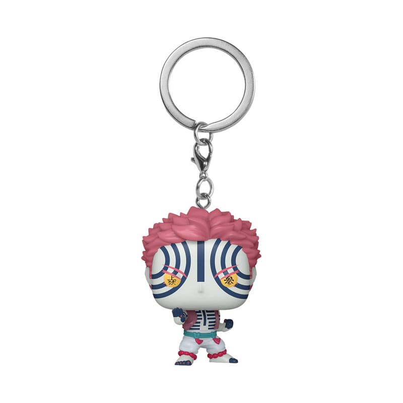 PRE ORDINE - Demon Slayer: Kimetsu no Yaiba POP! Vinyl Keychains 4 cm Akaza Display (12)