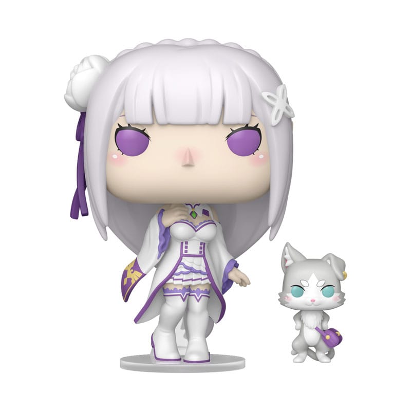 PRE ORDINE - Re:Zero POP!&Buddy Animation Vinyl Figures Emilia w/Puck 9 cm