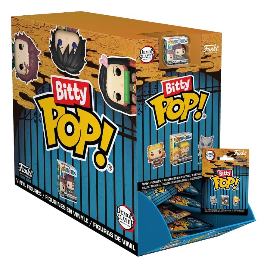 PRE ORDINE - Demon Slayer: Kimetsu no Yaiba - The Movie Bitty POP! Vinyl Figures 2 cm Display (32)