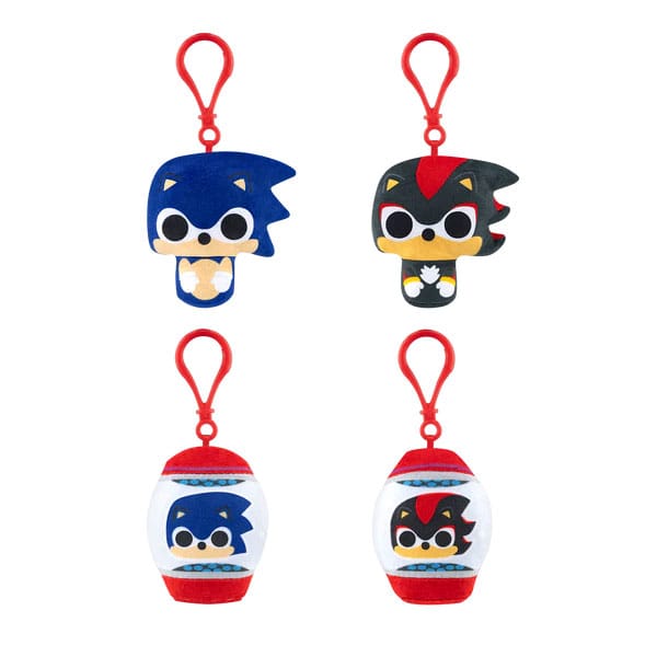 Sonic The Hedgehog Plush Keychain 5 cm PDQ Blind Assortment (12)