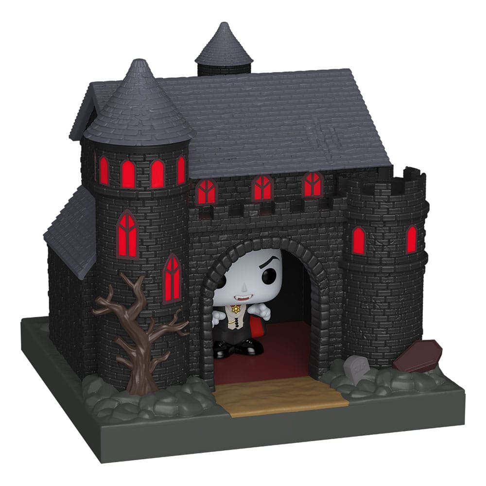 PRE ORDINE - Universal Monsters Bitty POP! Towns Vinyl Figure Dracula with Castle