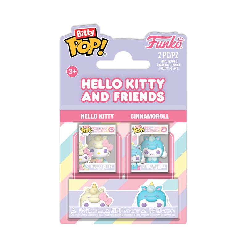 PRE ORDINE - Hello Kitty Bitty POP! Vinyl Figure 2-Pack HK & Cinnamonroll 2,5 cm