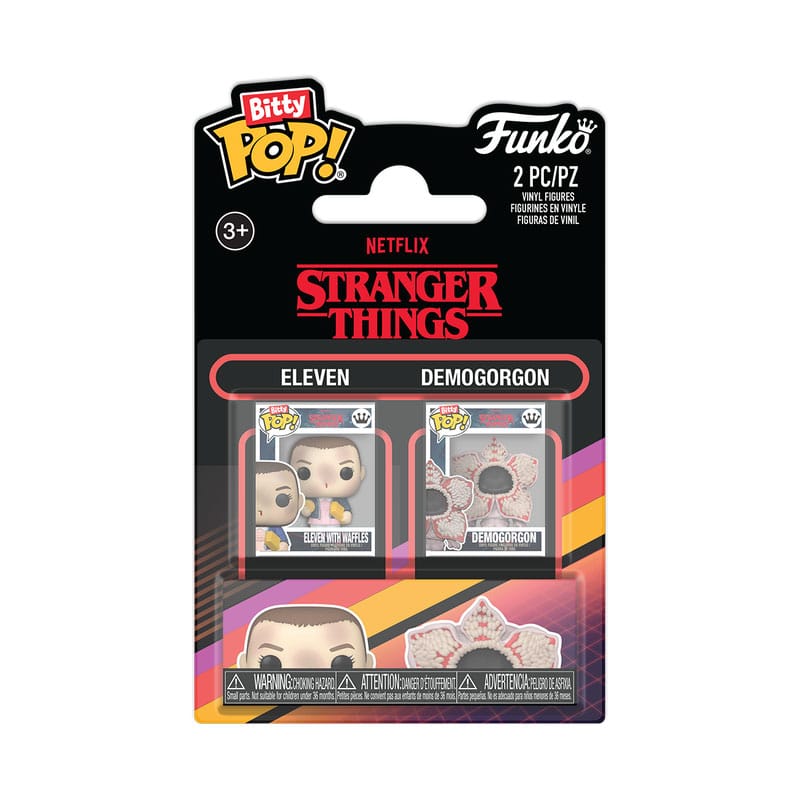 PRE ORDINE - Stranger Things Bitty POP! Vinyl Figure 2-Pack Eleven&Demogorgon 2,5 cm
