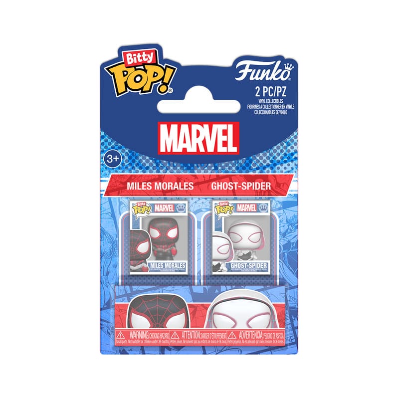 PRE ORDINE - Spider-Man Bitty POP! Vinyl Figure 2-Pack MilesM&SGwen 2,5 cm