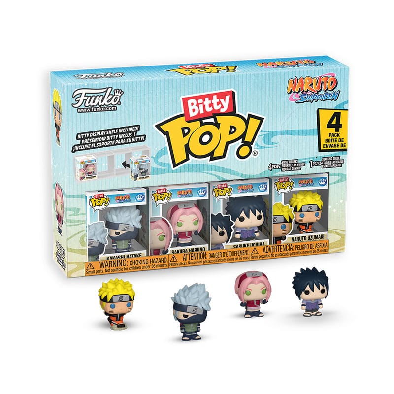 PRE ORDINE - Naruto Shippuden Bitty POP! Vinyl Figure 4-Pack Team 7 w/CH 2,5 cm