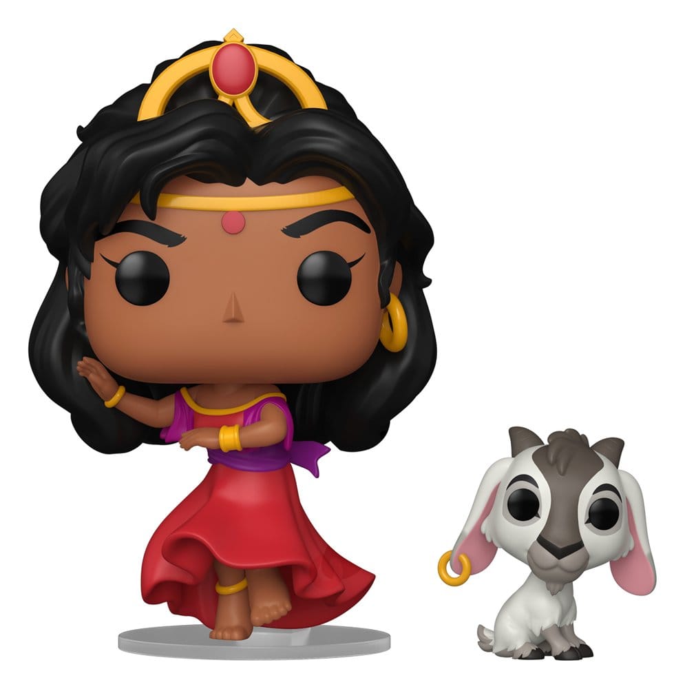 PRE ORDINE - The Hunchback of Notre Dame POP! Vinyl Figure Esmeralda & Djali 9 cm
