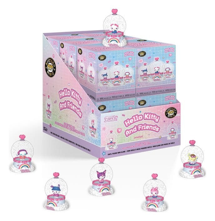 PRE ORDINE - Hello Kitty & Friends Mystery Minis Snow Globes 12 pc 5 cm Blind Box Display (12)