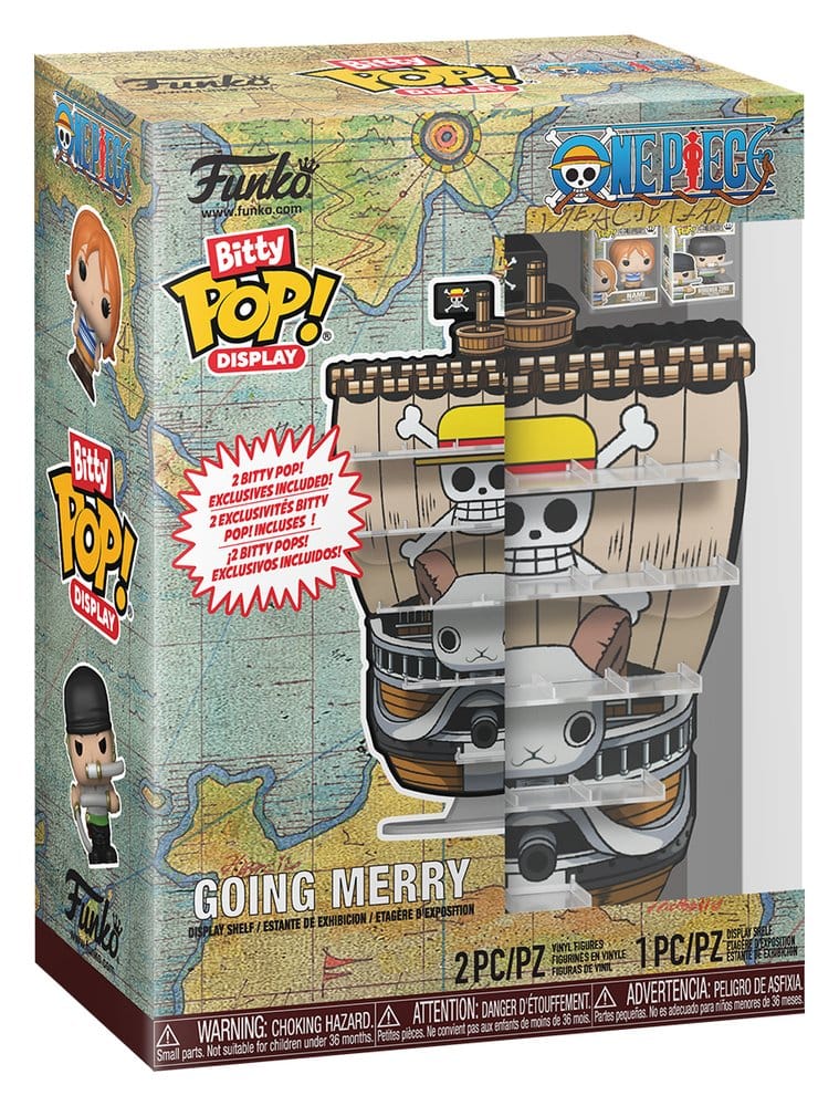 PRE ORDINE - One Piece Bitty POP! Display Vinyl Figures Going Merry
