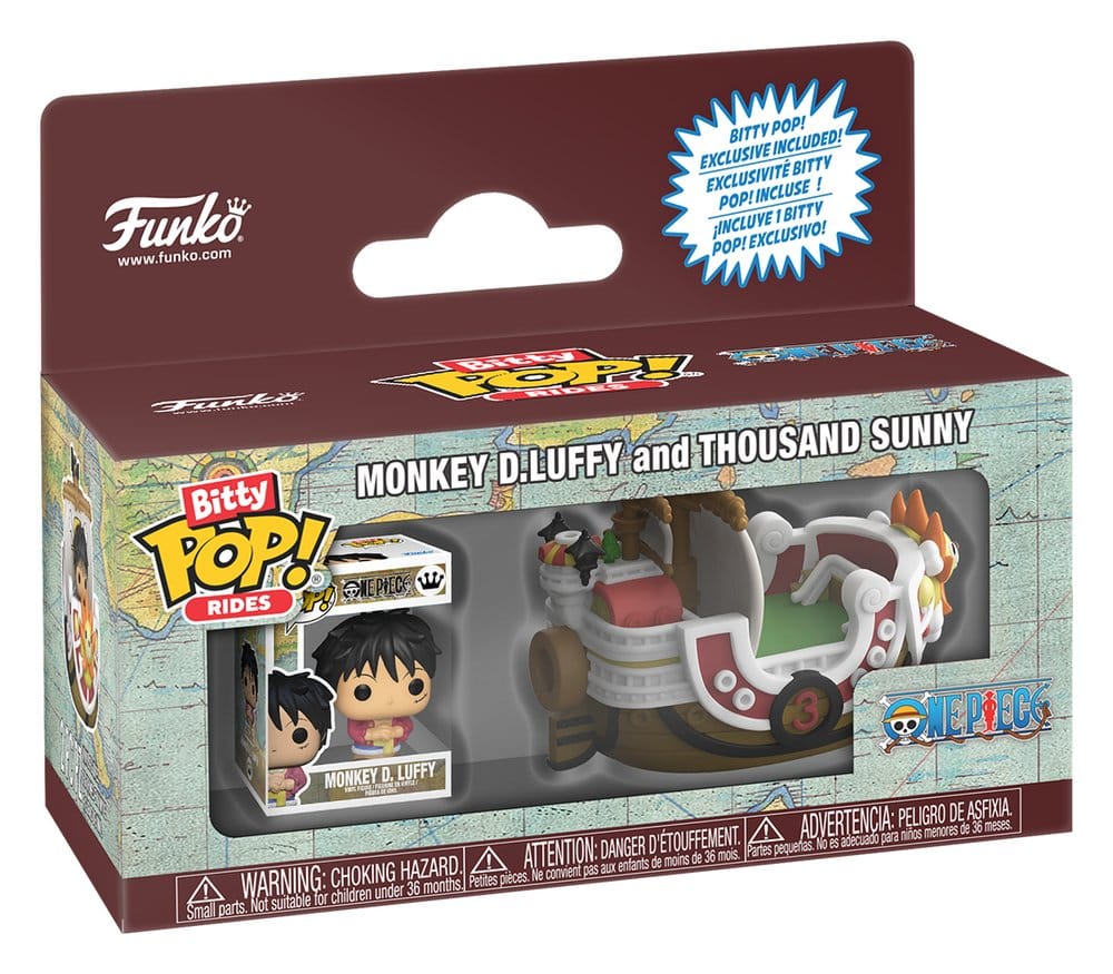 PRE ORDINE - One Piece Bitty POP! Ride Vinyl Figure Thousand Sunny w/Luffy 2,5 cm