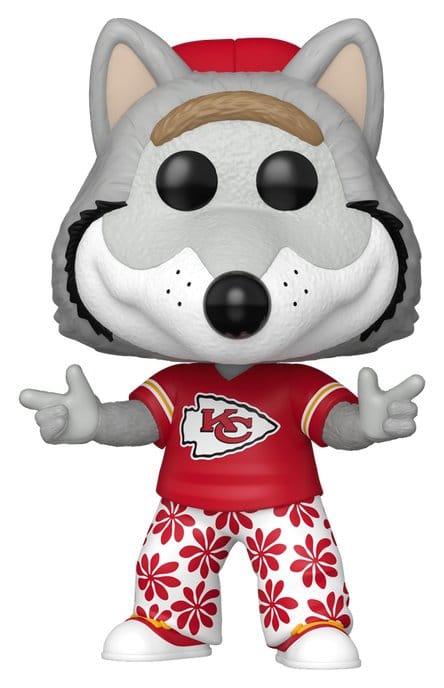 PRE ORDINE - NFL POP! Vinyl Figure Mascots: Chiefs- Wolf 9 cm