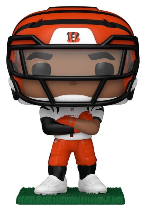 PRE ORDINE - NFL POP! Vinyl Figure : Bengals- Ja'Marr Chase (clear visor) 9 cm