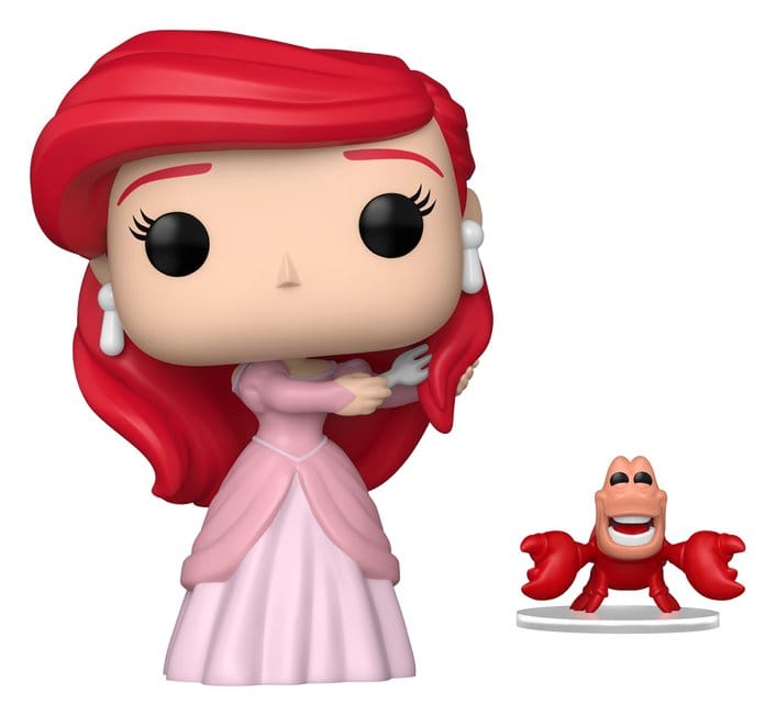 PRE ORDINE - The Little Mermaid POP! Vinyl Figure S3 – Ariel with Sebastian 9 cm
