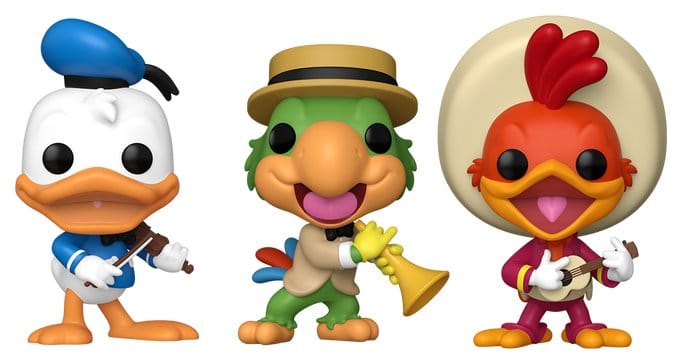 PRE ORDINE - Disney POP! Vinyl Figure 3-Pack The Three Caballeros 9 cm