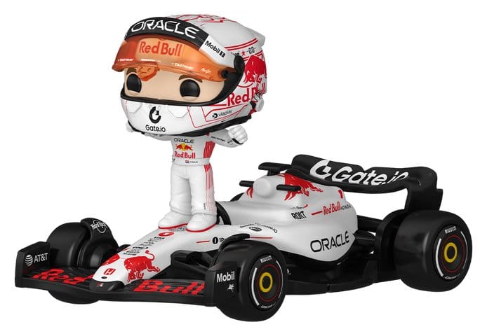 PRE ORDINE - Formel 1 POP! Rides Super Deluxe Vinyl Figure Verstappen (White) 15 cm