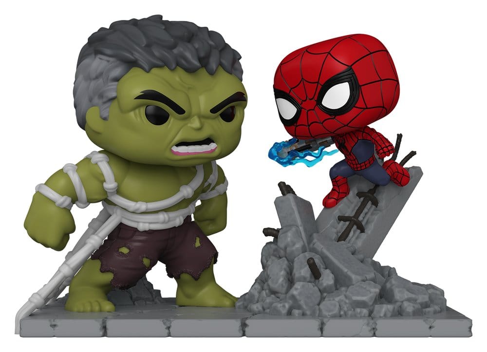 PRE ORDINE - Marvel Diorama POP! Moment Spider-Man v Hulk