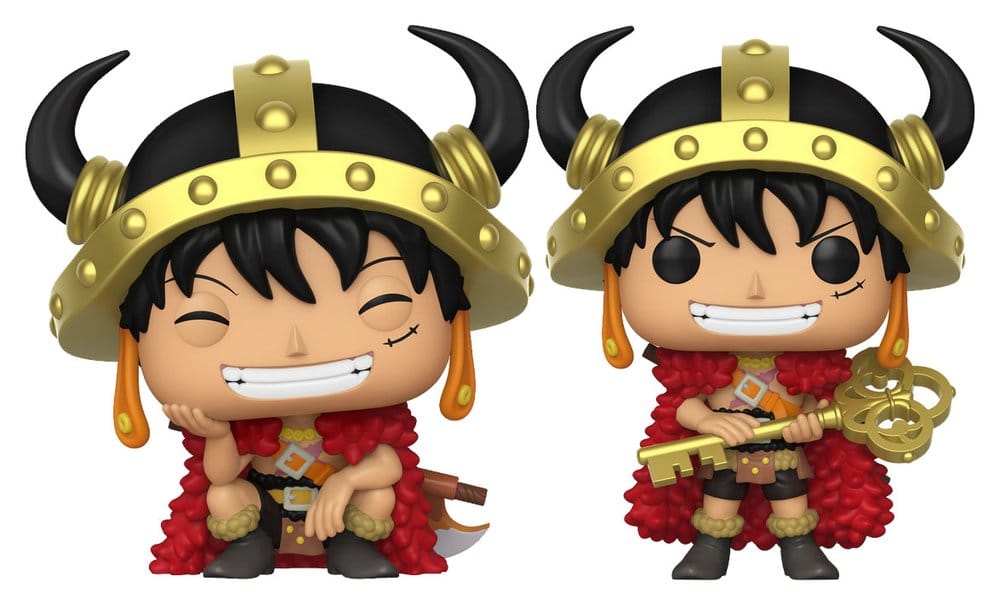 PRE ORDINE - One Piece POP! Animation Vinyl Figures Luffy w/Chase 9 cm Assortment (6)