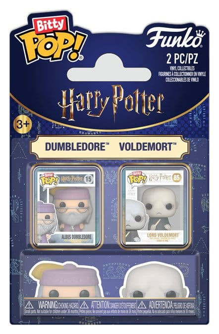 PRE ORDINE - Harry Potter Bitty POP! Vinyl Figure 2-Pack Dumbledore/Voldemort 2 cm
