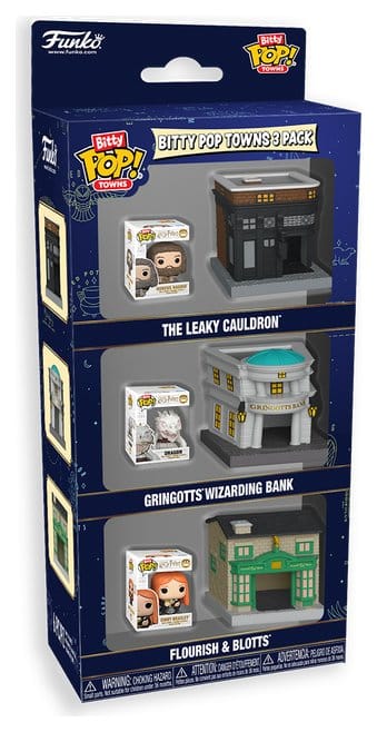 PRE ORDINE - Harry Potter Bitty POP! Towns Vinyl Figure 3-Pack Diagon Alley