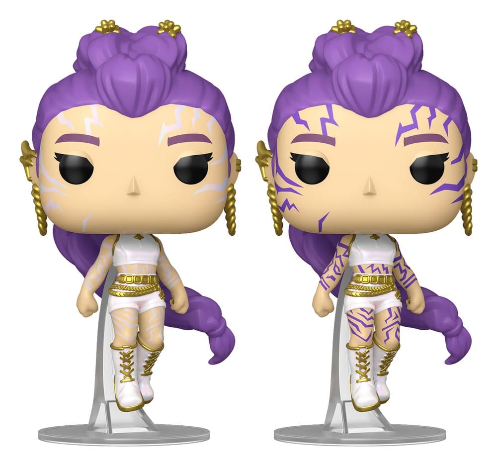PRE ORDINE - KPop Demon Hunters POP! Animation Vinyl Figures Rumi with Chase (Glow) 9 cm Assortment (6)