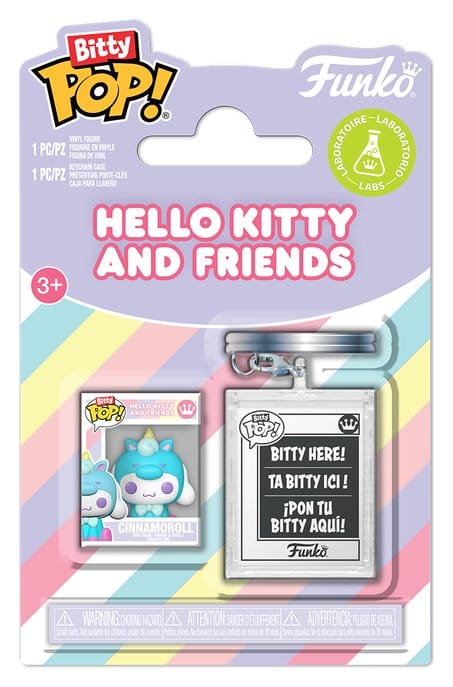 PRE ORDINE - Sanrio Bitty POP! & Accessory Vinyl Figure 2-Pack Cinnamoroll w/KCHN 2 cm