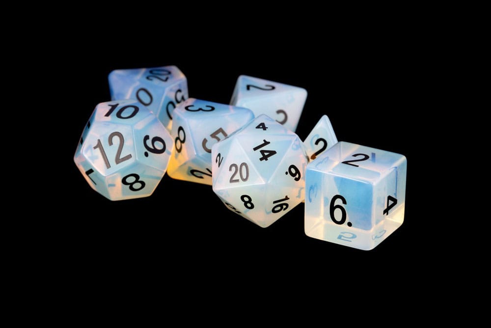 PRE ORDINE - FanRoll Dice Set Opalite (7)